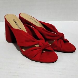 Lane Bryant Bold Red Knotted Women's Heels